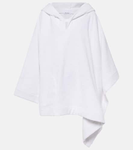 Alaïa Sweat-shirt à capuche raccourci en coton - Alaia - Modalova