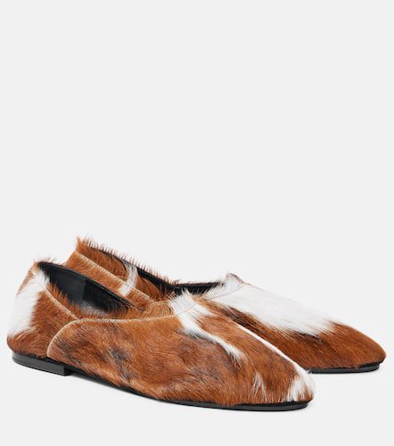 Chaussures en cuir façon poulain - Jil Sander - Modalova