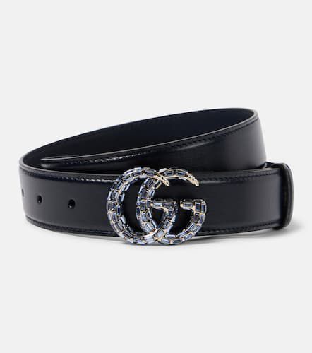 Ceinture GG Marmont Double G en cuir - Gucci - Modalova