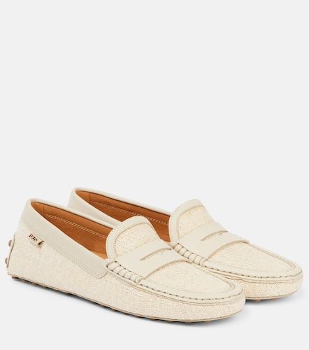 Tod's Mocassins Gommino en tweed - Tod's - Modalova