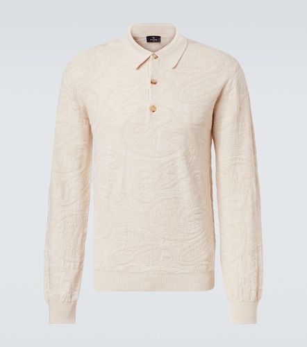 Polo en jacquard de laine mélangée - Etro - Modalova