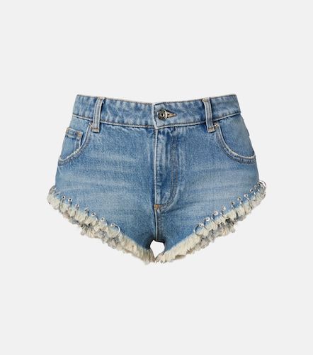 Short en jean à ornements - Blumarine - Modalova