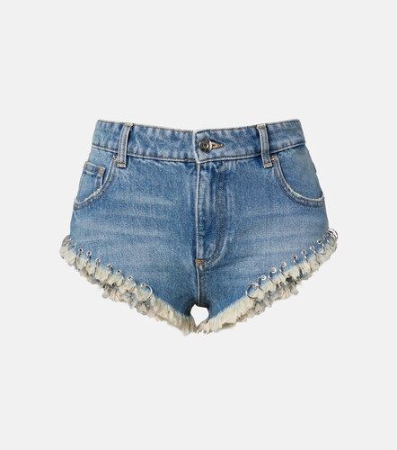 Short en jean à ornements - Blumarine - Modalova