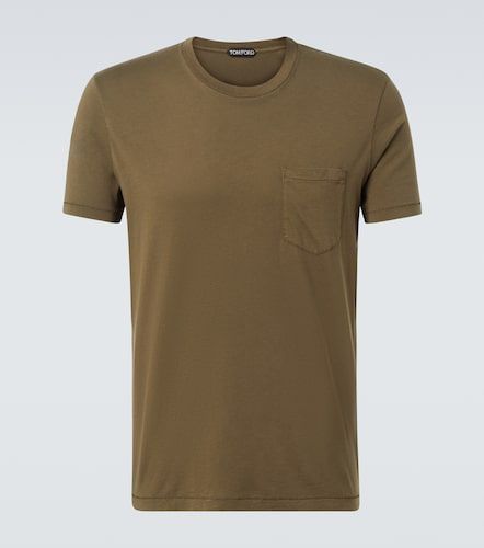 Tom Ford T-shirt en coton et soie - Tom Ford - Modalova