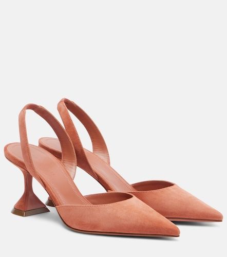 Escarpins slingbacks Holli en daim - Amina Muaddi - Modalova