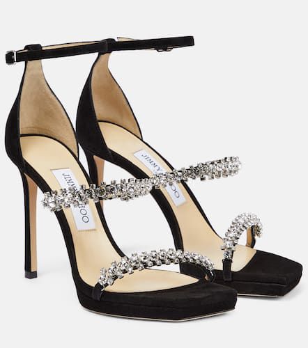 Sandales Bing 105 en daim à cristaux - Jimmy Choo - Modalova