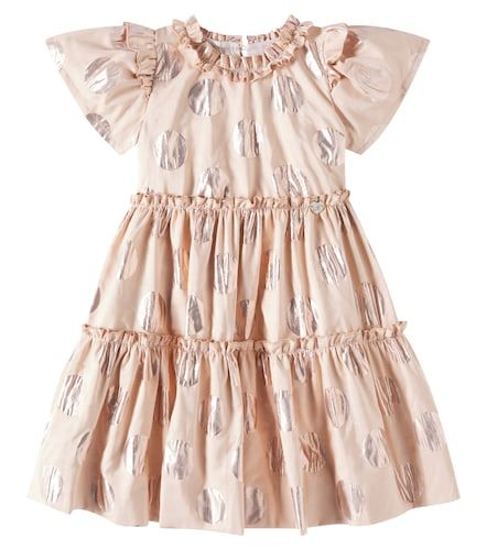 Monnalisa Robe en taffetas à pois - Monnalisa - Modalova