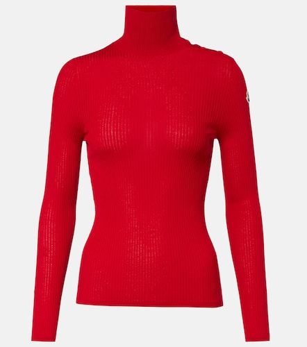 Pull à col roulé en laine vierge - Moncler - Modalova