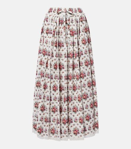 Jupe longue en coton à dentelle - Dolce&Gabbana - Modalova