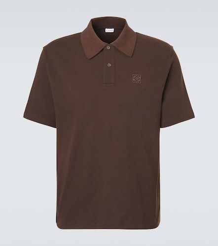Polo Anagram en piqué de coton - Loewe - Modalova