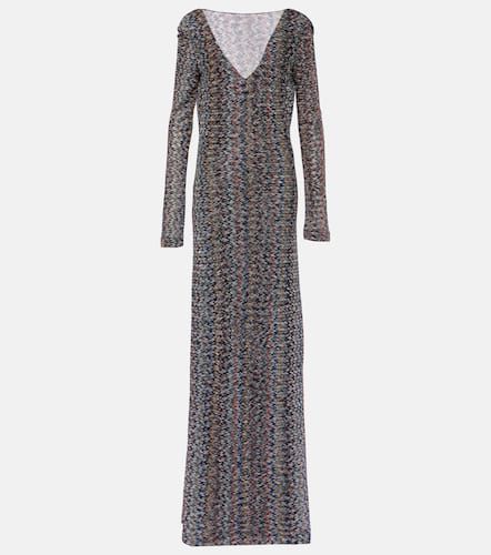 Robe longue Zig Zag métallisée - Missoni - Modalova