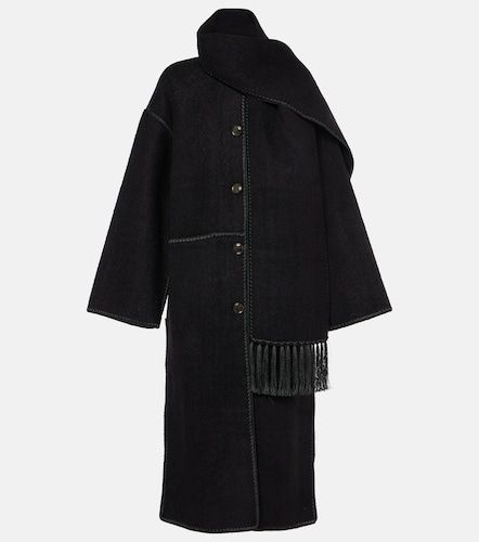 Manteau brodé en laine mélangée - Toteme - Modalova