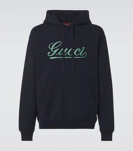 Sweat-shirt à capuche en coton à logo - Gucci - Modalova