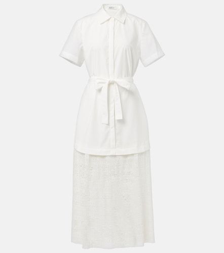 Robe chemise Jenner en popeline et dentelle - Simkhai - Modalova