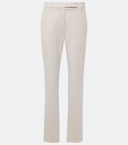 Pantalon slim en coton mélangé - Brunello Cucinelli - Modalova