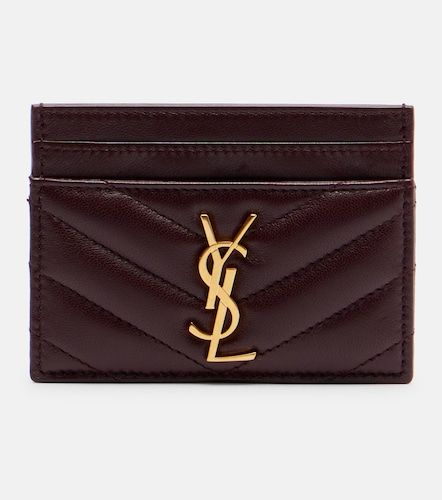 Porte-cartes Cassandre en cuir matelassé - Saint Laurent - Modalova
