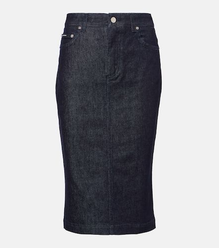 Dolce&Gabbana Jupe midi en jean - Dolce&Gabbana - Modalova