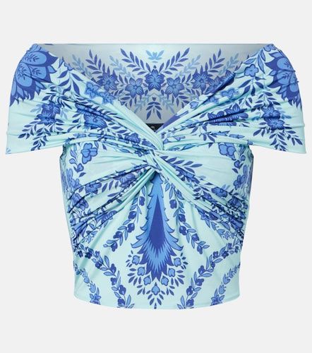 Etro Top court en jersey imprimé - Etro - Modalova