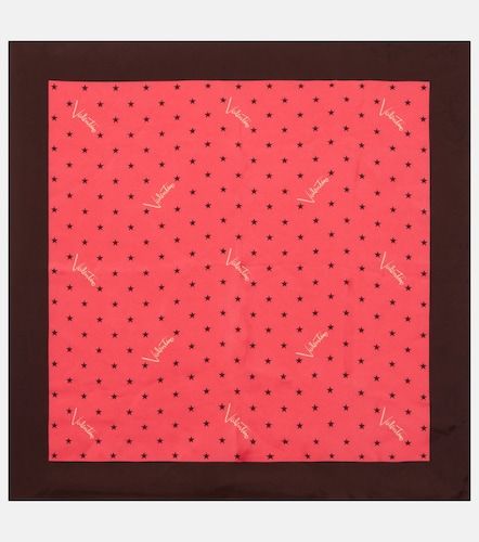 Foulard en soie à imprimé - Valentino - Modalova