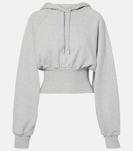 Sweat-shirt  capuche raccourci en coton - Adidas by Stella McCartney - Modalova
