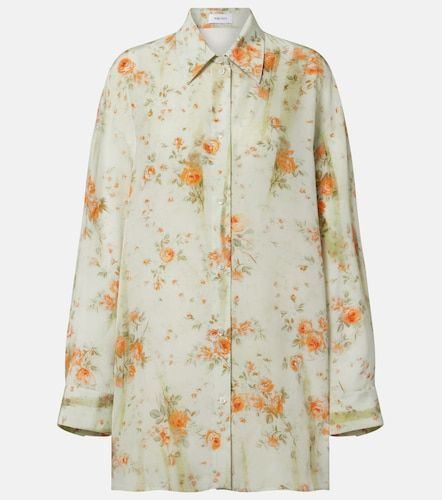 McQueen Chemise oversize à fleurs - McQueen - Modalova
