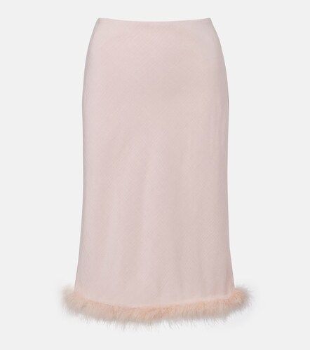 Jupe midi Soft Vibes à plumes - Dorothee Schumacher - Modalova
