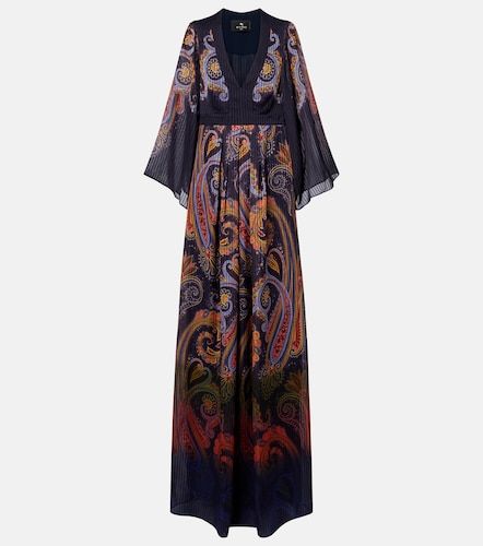 Robe longue à imprimé cachemire - Etro - Modalova