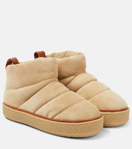 Bottines matelassées en daim - Isabel Marant - Modalova