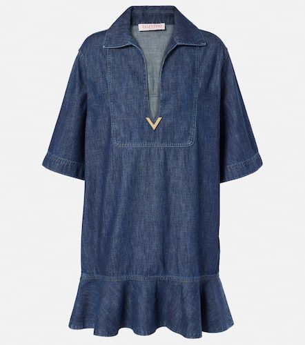 Robe VGold en chambray de coton - Valentino - Modalova