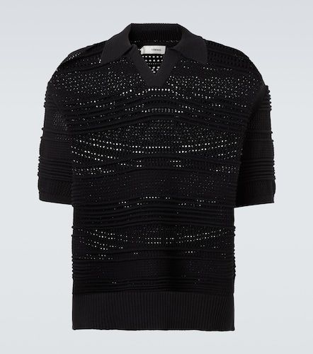 Polo en crochet de coton mélangé - Commas - Modalova