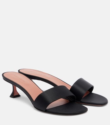 Amina Muaddi Mules Andreea en satin - Amina Muaddi - Modalova