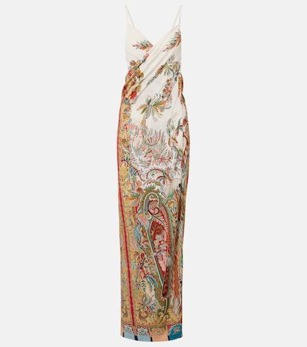 Robe longue à imprimé cachemire - Etro - Modalova