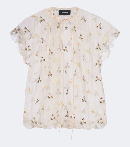 Top en tulle à broderies - Simone Rocha - Modalova