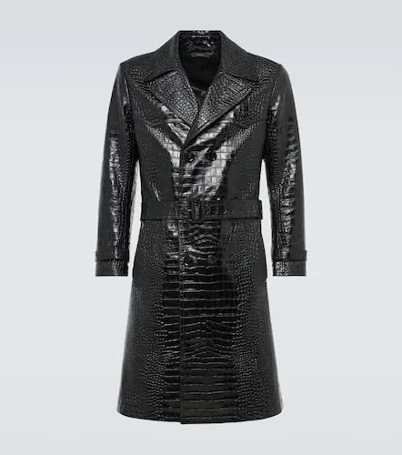 Trench-coat en cuir embossé - Tom Ford - Modalova