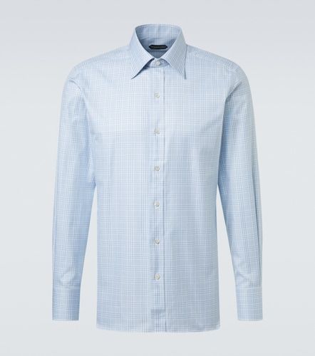 Chemise en coton à carreaux - Tom Ford - Modalova