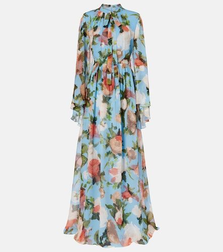 Erdem Robe longue en soie à fleurs - Erdem - Modalova