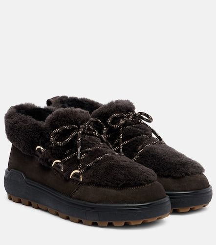 Bottines Chamonix en daim et shearling - Bogner - Modalova