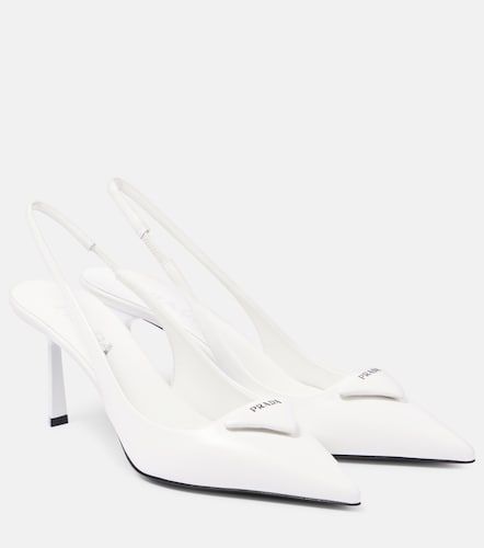 Escarpins Spazzolato 75 en cuir - Prada - Modalova