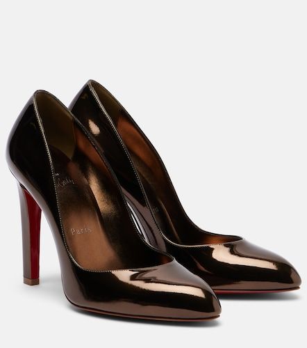 Escarpins Fannylove 100 en cuir métallisé - Christian Louboutin - Modalova
