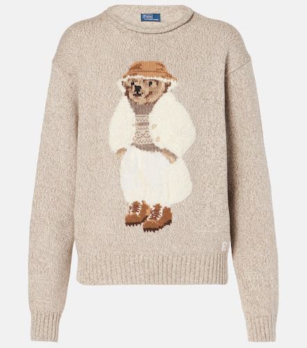 Pull Polo Bear intarsia en coton - Polo Ralph Lauren - Modalova