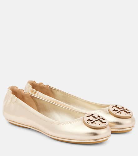 Ballerines Minnie en cuir métallisé - Tory Burch - Modalova