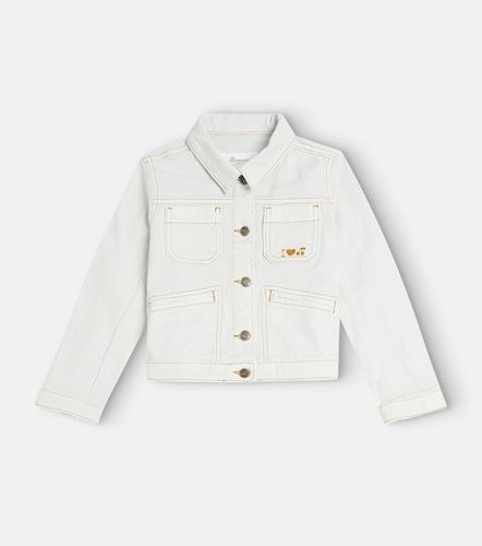Veste Cassidy en denim à broderies - Bonpoint - Modalova