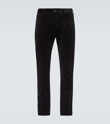 Pantalon slim à taille mi-haute en velours - Ralph Lauren Purple Label - Modalova