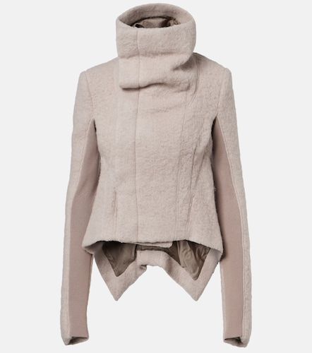 Veste asymétrique en alpaga mélangé - Rick Owens - Modalova