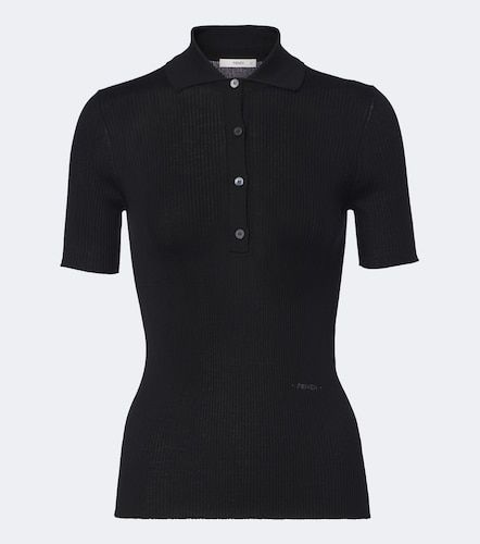 Fendi Polo en laine mélangée - Fendi - Modalova