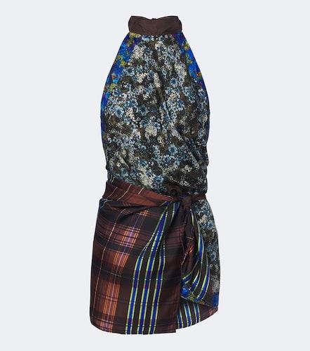 Top en sergé de soie à imprimé - Dries Van Noten - Modalova