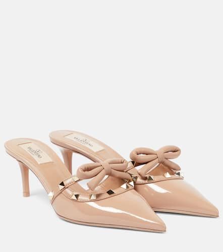 Mules Rockstud en cuir - Valentino Garavani - Modalova