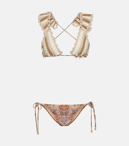 Bikini Devi imprimé en crochet - Zimmermann - Modalova