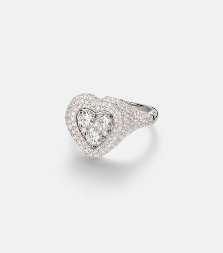 Bague Manaal en or blanc 18 ct et diamants - Kamyen - Modalova
