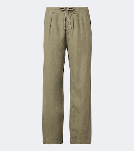 Pantalon droit en lin - Polo Ralph Lauren - Modalova
